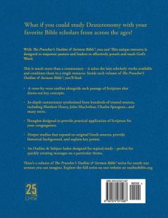 Preacher's Outline & Sermon Bible-KJV-Deuteronomy