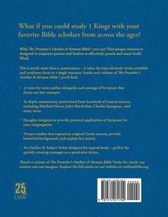 Preacher's Outline & Sermon Bible-KJV-1 Kings