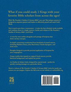 Preacher's Outline & Sermon Bible-KJV-2 Kings