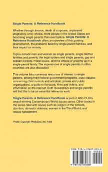 Single Parents: A Reference Handbook (Contemporary World Issues)