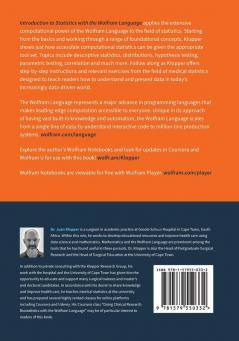 Introduction to Statistics with the Wolfram Language