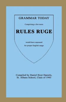Grammar Today - Rules Ruge