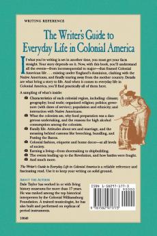 Writer's Guide To Everyday Life In Colonial America Pod Edition