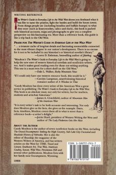 Writers Guide To Everyday Life In The Wild West 1840-1900 Pod Ed