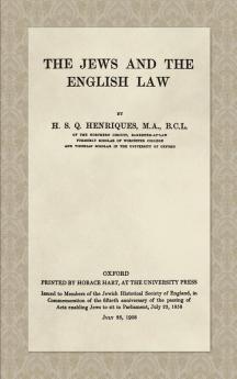 The Jews and the English Law (1908)
