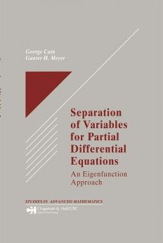 Separation of Variables for Partial Differential Equations