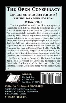 The Open Conspiracy: What Are We To Do With Our Lives?