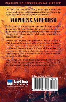 Vampires and Vampirism