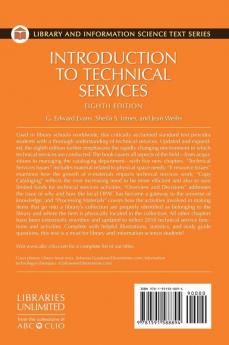 Introduction to Technical Services 8th Edition (Library and Information Science Text)