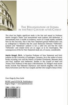 The 'Hellenization' of Judea in the First Century after Christ