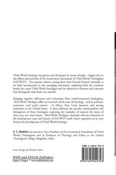 Third World Theologies: Commonalities and Divergences