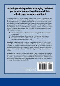 Turning Research Into Results - A Guide to Selecting the Right Performance Solutions (PB)
