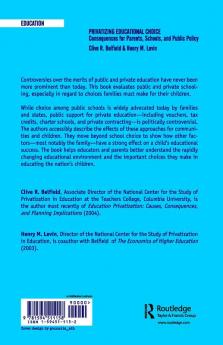Privatizing Educational Choice