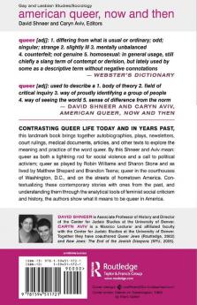 American Queer Now and Then