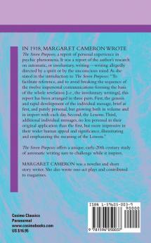 The Seven Purposes: An Experience in Psychic Phenomena