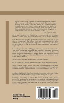 Common Sense: Addressed to the Inhabitants of America