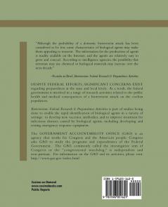 Bioterrorism: Federal Research & Preparedness Activities