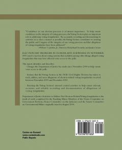 Election 2000: An Investigation of Voting Irregularities