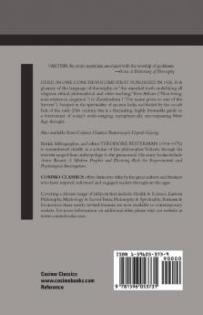 A Dictionary of Theosophy