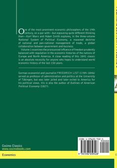 National System of Political Economy - Volume 1: The History