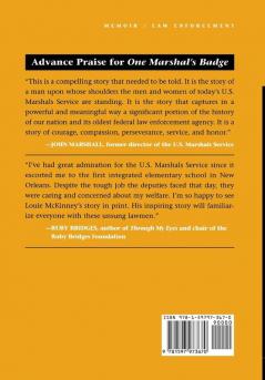 One Marshal's Badge: A Memoir of Fugitive Hunting Witness Protection and the U.S. Marshals Service