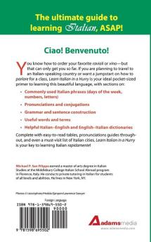 Learn Italian in a Hurry