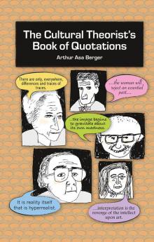 Cultural Theorist's Book of Quotations