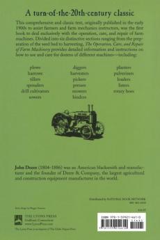 Operation Care and Repair of Farm Machinery