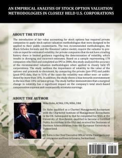 An Empirical Analysis of Stock Option Valuation Methodologies in Closely Held U.S. Corporations