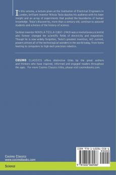 Experiments with Alternate Currents of High Potential and High Frequency
