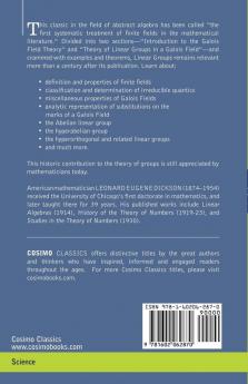 Linear Groups with an Exposition of Galois Field Theory