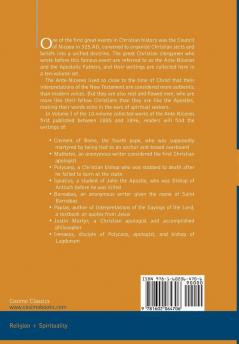 The Ante-Nicene Fathers: The Writings of the Fathers Down to A.D. 325 Volume I - The Apostolic Fathers with Justin Martyr and Irenaeus