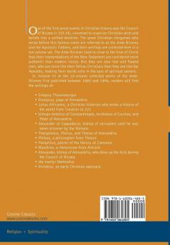 The Ante-nicene Fathers: the Writings of the Fathers Down to A.d. 325: Fathers of the Third Century - Gregory Thaumaturgus; Dinysius the Great; Julius ... Century - Gregory Thaumaturgus; Dinysius