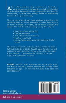 Blaise Pascal: Thoughts Letters and Minor Works