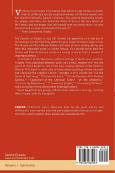 Nicene and Post-nicene Fathers Second Series Ambrose: Select Works and Letters: Second Series Volume X Ambrose: Select Works and Letters