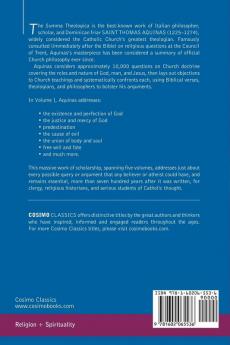 Summa Theologica Volume 1. (Part I)