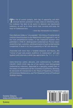 A History of Mathematical Notations: Vol. I