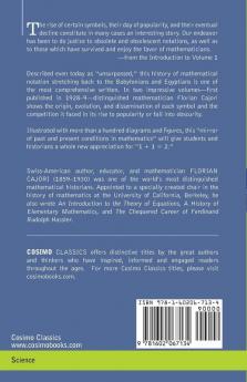 A History of Mathematical Notations Volume II: 2
