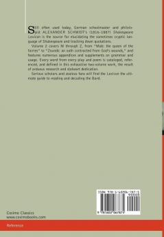 Shakespeare Lexicon Vol. 2