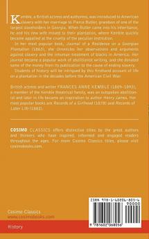 Journal of a Residence on a Georgian Plantation