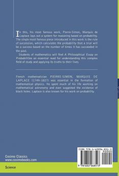 A Philosophical Essay on Probabilities