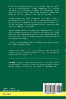 The Character and Logical Method of Political Economy