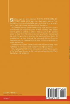 History of the Incas and the Execution of the Inca Tupac Amaru