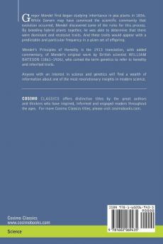 Mendel's Principles of Heredity