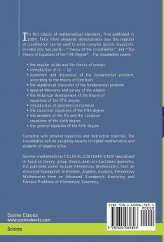 Lectures on the Icosahedron and the Solution of the Fifth Degree (Cosimo Classics. Science)