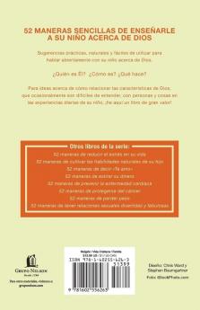 52 Maneras Sencillas de Ensenarle A su Nino Acerca de Dios = 52 Simple Ways to Teach Your Child about God