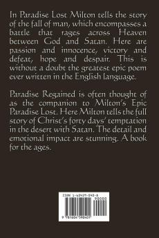 Paradise Lost and Paradise Regained