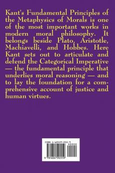 Fundamental Principles of the Metaphysics of Morals