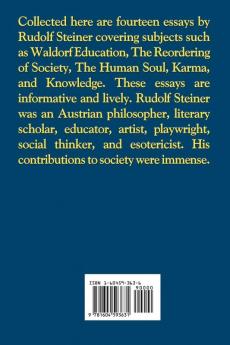 An Introduction to Waldorf Education and Other Essays