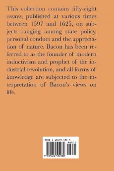 Essays of Francis Bacon